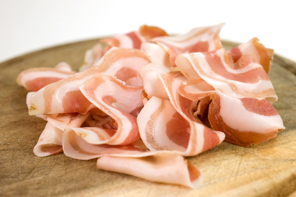 Pancetta affettata