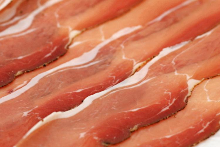 Speck affettato